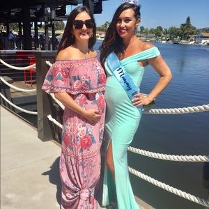 VICI Maxi floral off the shoulder dress